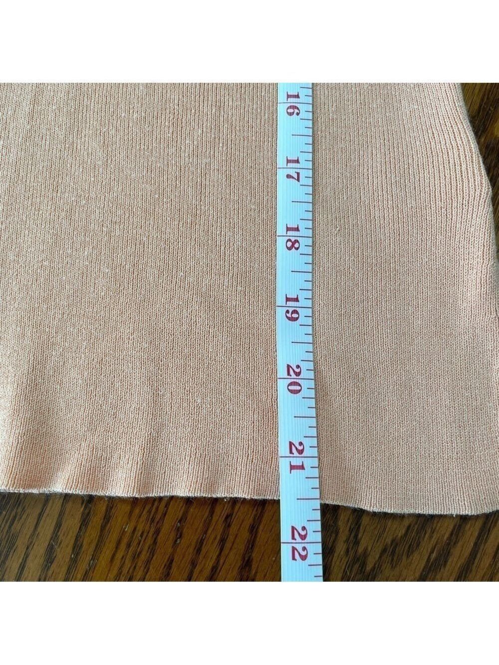 Sigrid Olsen Short Sleeve Top Peach & Pink Size SP Vintage Y2K - Picture 12 of 12